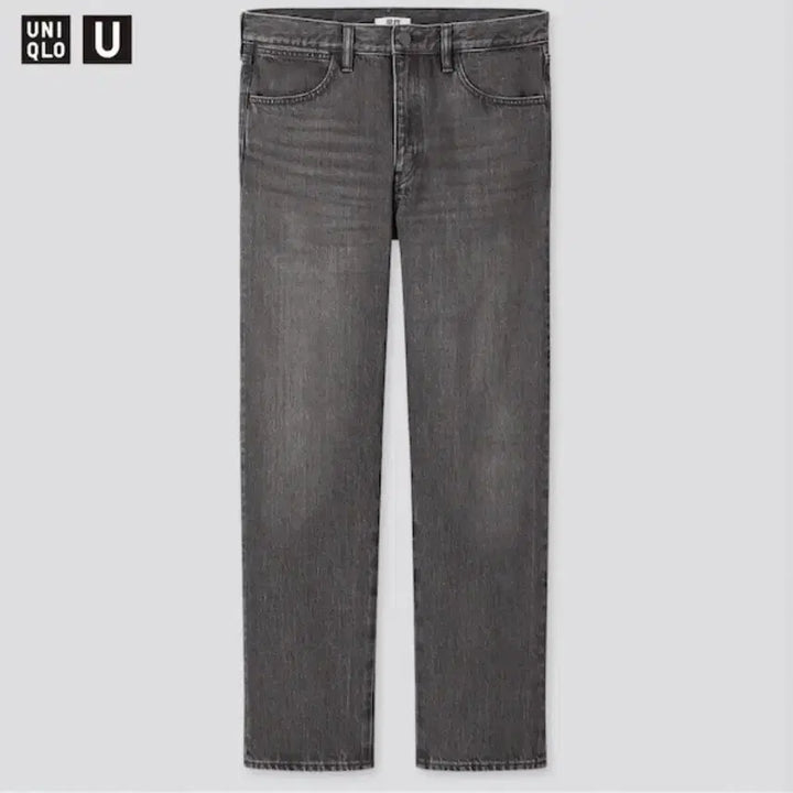 [BUNJANG] Uniqlo U Regular Fit Jeans Dark Grey / 유니클로U 레귤러피트진 새제품