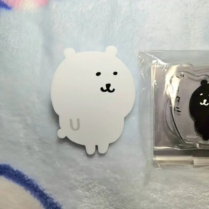 [BUNJANG] Nongdamgom Black Bear Badge &amp; Acrylic Stand Bundle Set / 농담곰 뱃지 흑담곰 아크릴스탠드 일괄