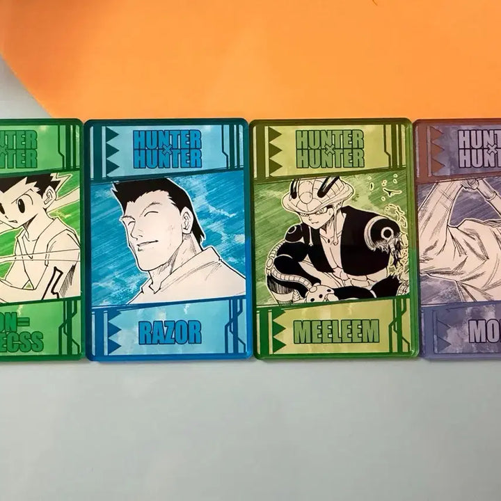 [BUNJANG] Hunter x Hunter Status Card Bundle Set (Gon, Razor, Meruem, Menthuthuyoupi) / 헌터x헌터 스테이터스 카드 (곤, 레이저, 메르엠, 모라우 일괄)