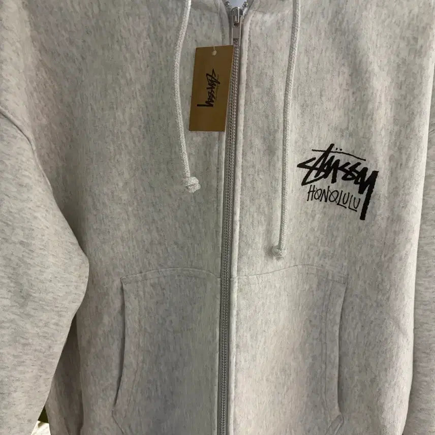 [BUNJANG] Stussy Stock Honolulu Zip-Up Hoodie (S) / 새상품 스투시 스탁 호놀룰루 후드집업 s
