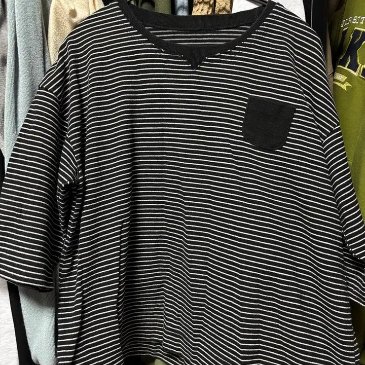[BUNJANG] Striped T-shirt / 단가라 티셔츠