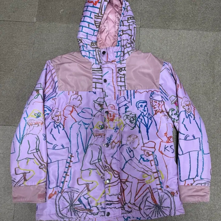 [BUNJANG] KidSuper Lightweight Hooded Padded Jacket / 키드슈퍼 경량 후드 패딩팝니다