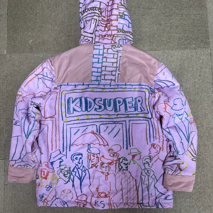 [BUNJANG] KidSuper Lightweight Hooded Padded Jacket / 키드슈퍼 경량 후드 패딩팝니다