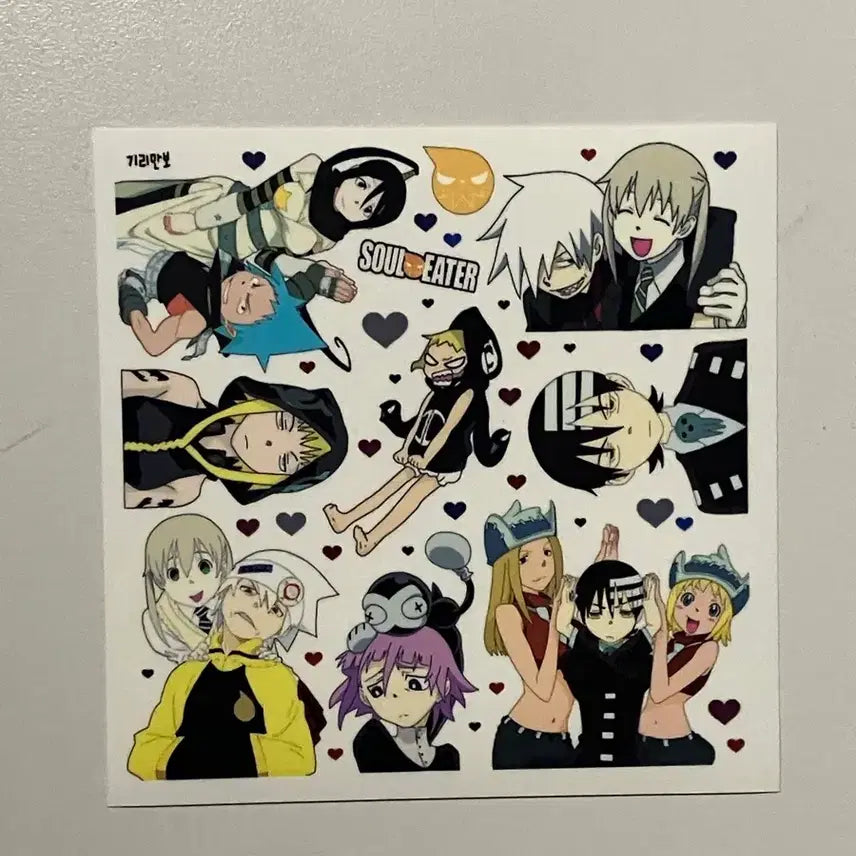 [BUNJANG] Soul Eater Sticker Set / 소울이터 인스 스티커 2장