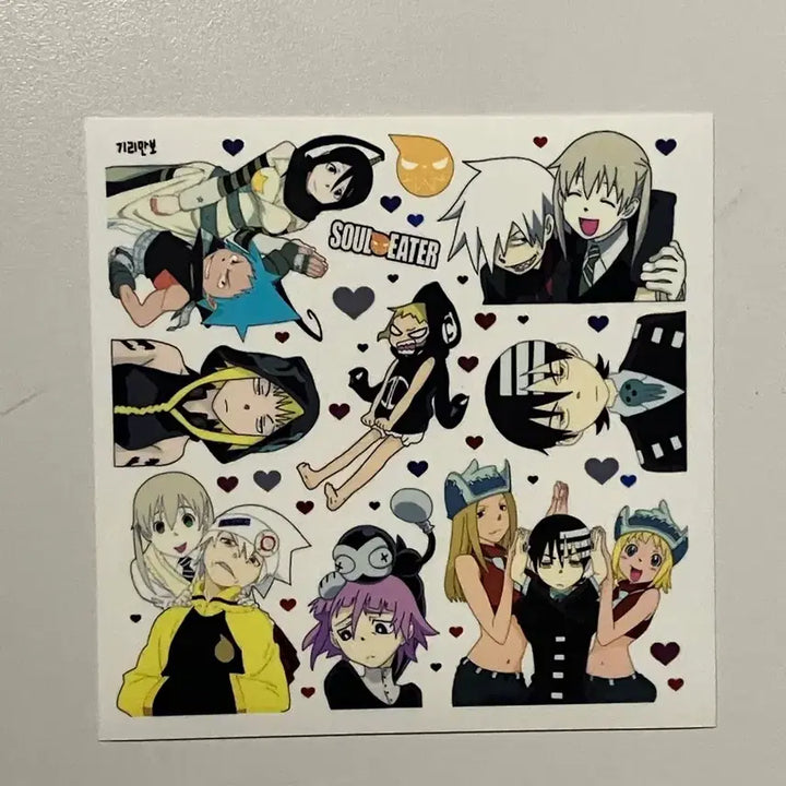 [BUNJANG] Soul Eater Sticker Set / 소울이터 인스 스티커 2장