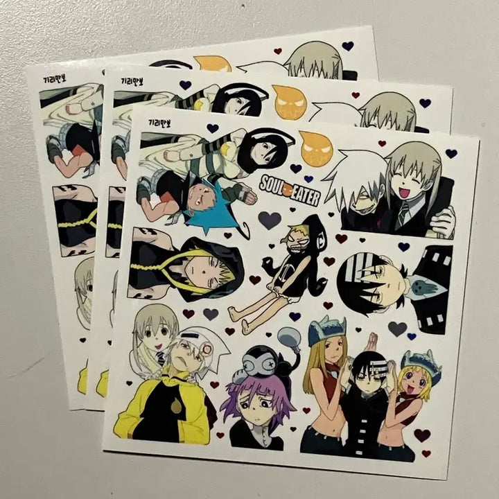 [BUNJANG] Soul Eater Sticker Set / 소울이터 인스 스티커 2장