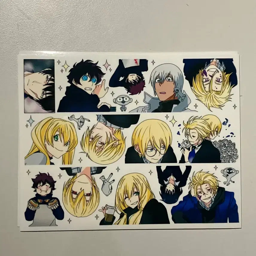 [BUNJANG] Blood Blockade Battlefront Anime Stickers / 혈계전선 애니 인스 스티커 2장