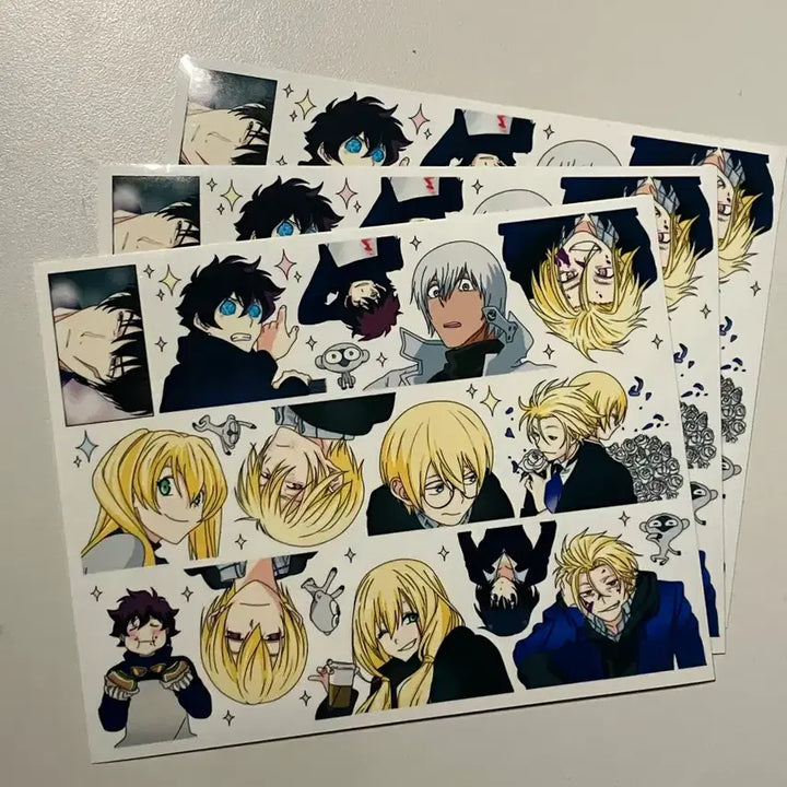 [BUNJANG] Blood Blockade Battlefront Anime Stickers / 혈계전선 애니 인스 스티커 2장