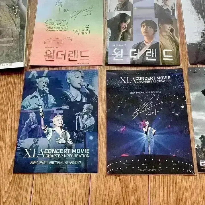 [BUNJANG] XIA Kim Junsu, Kim Bum Soo, and Bolbbalgan4 Art Cards Bundle Set / XIA 김준수 아트카드 김범수 볼빨간사춘기 김준수콘서트무비챕터원 싸인굿즈