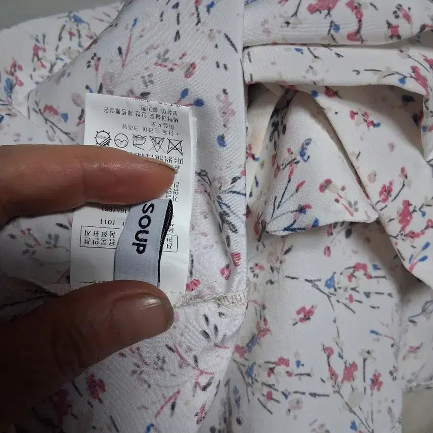 [BUNJANG] Pink Floral Blouse / 플라워 패턴 핑크 블라우스 3가지 개당