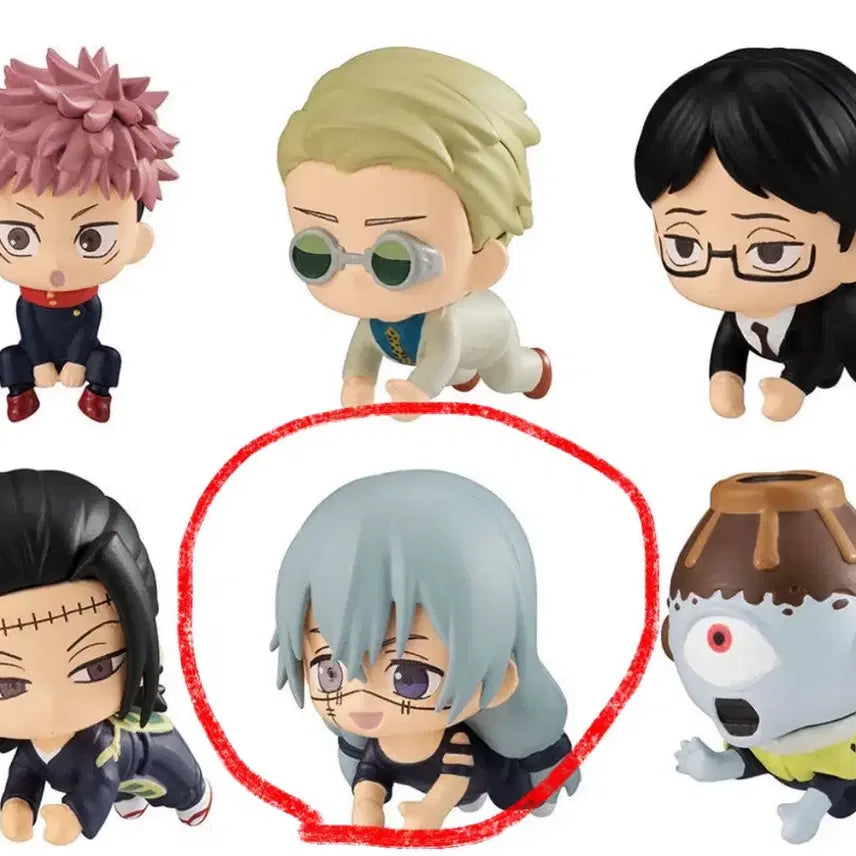 [BUNJANG] Jujutsu Kaisen Mahito Cable Hugging Figure / (미개봉) 주술회전 가챠 케이블 허그코트 2탄 - 마히토