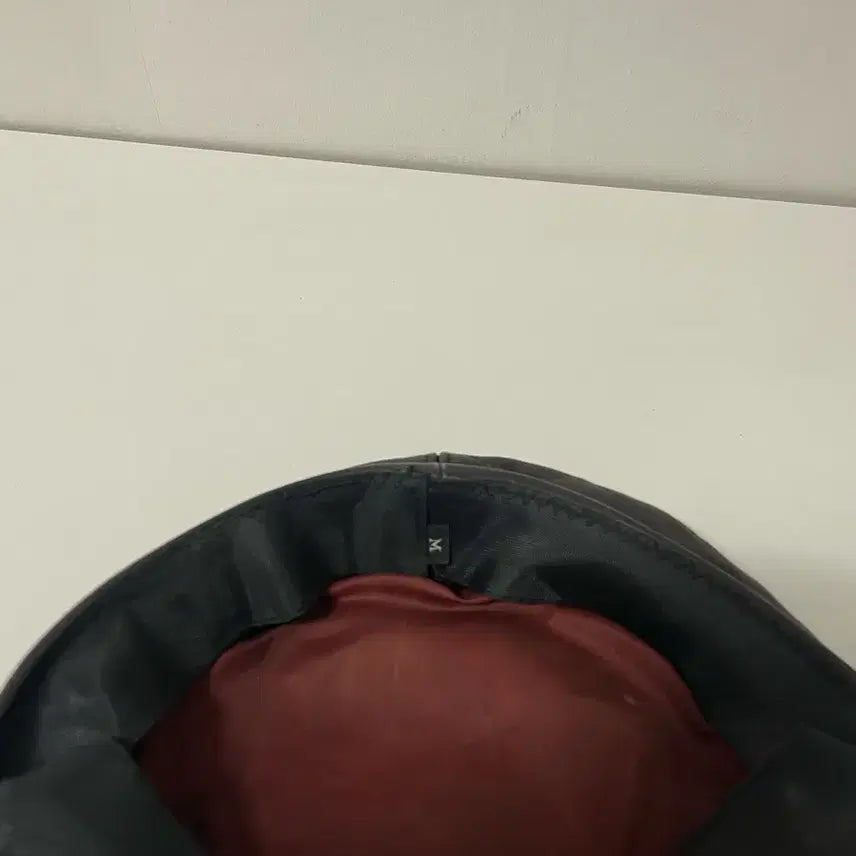 [BUNJANG] Leather Hunting Cap / 브라운 레더 가죽 헌팅캡 모자