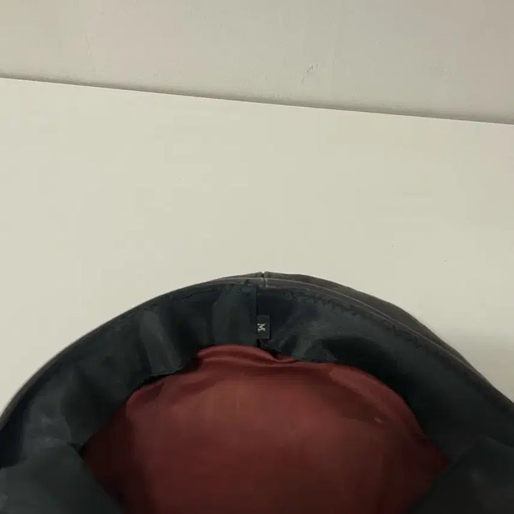 [BUNJANG] Leather Hunting Cap / 브라운 레더 가죽 헌팅캡 모자