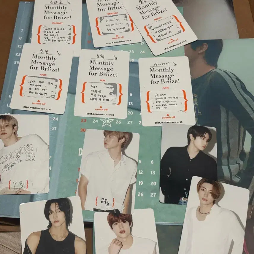 [BUNJANG] RIIZE Dicon Magazine Shotaro A Version Bundle Set / 라이즈 디아이콘 잡지+캘린더+스크래치 포토카드 쇼타로 A버전