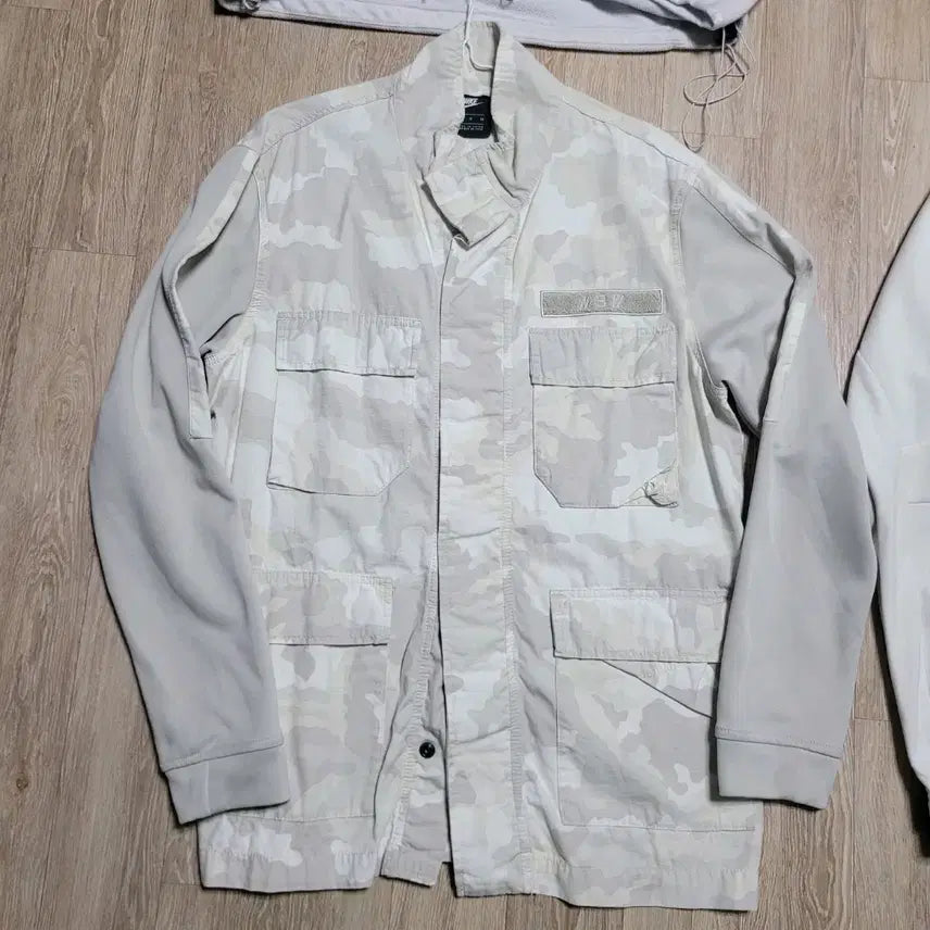 [BUNJANG] Nike Camo Military Jacket / 나이키 카모 스우시 밀리터리 자켓