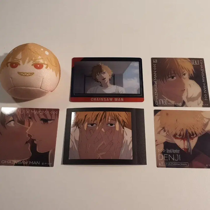 [BUNJANG] Chainsaw Man Reze Denji Bundle Set / 체인소맨 레제편 덴지 만쥬+포테코로+클리어카드+카드 일괄