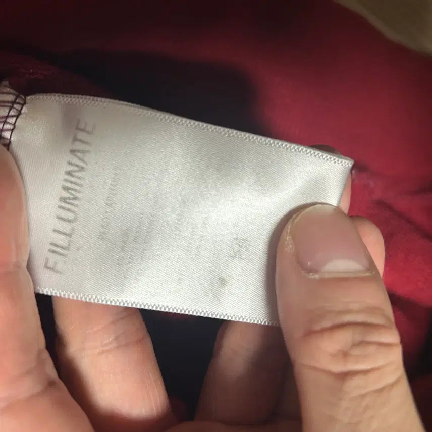 [BUNJANG] Filluminate Arch Logo Sweatshirt Wine [M] / 필루미네이트 오버핏 아치 로고 스웨트 셔츠 와인 [M]