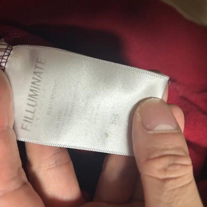 [BUNJANG] Filluminate Arch Logo Sweatshirt Wine [M] / 필루미네이트 오버핏 아치 로고 스웨트 셔츠 와인 [M]