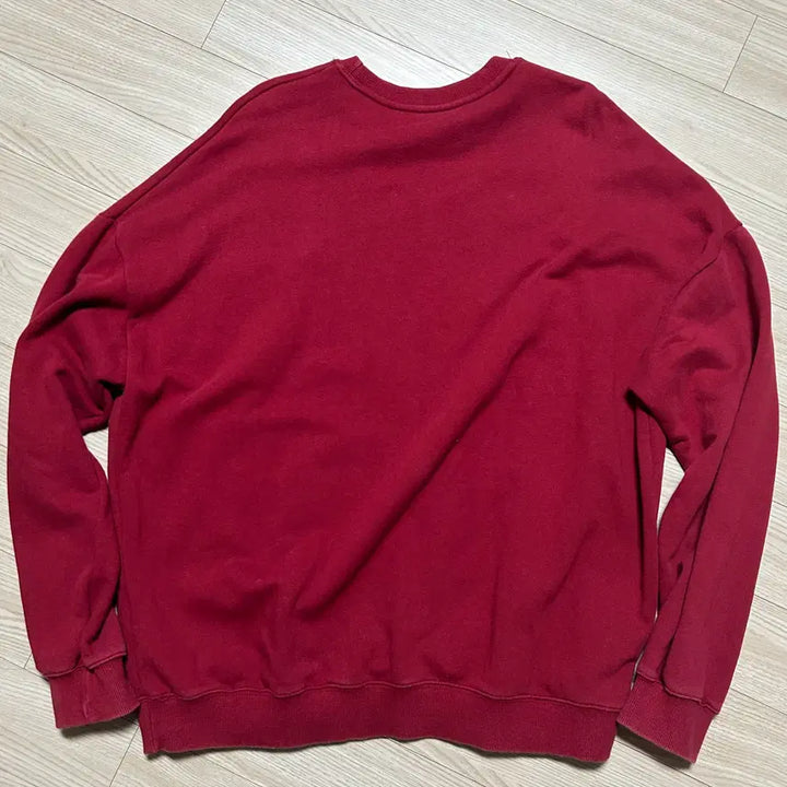 [BUNJANG] Filluminate Arch Logo Sweatshirt Wine [M] / 필루미네이트 오버핏 아치 로고 스웨트 셔츠 와인 [M]