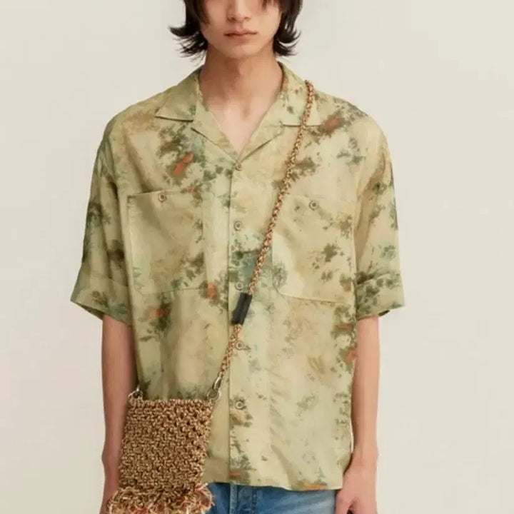 [BUNJANG] Andersson Bell Forest Whisper Open Collar Shirt / 새상품 앤더슨벨 유니섹스 포레스트 위스퍼 오픈칼라 셔츠