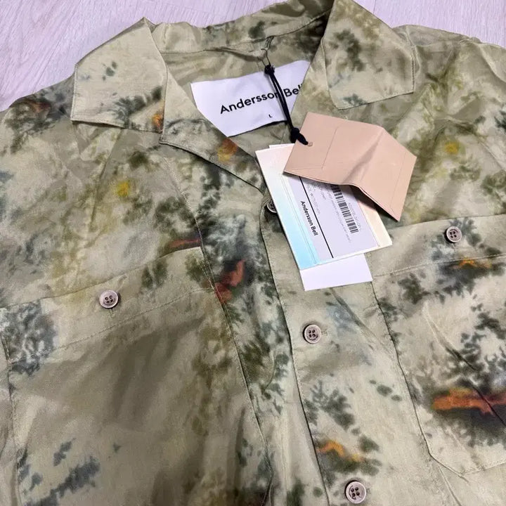 [BUNJANG] Andersson Bell Forest Whisper Open Collar Shirt / 새상품 앤더슨벨 유니섹스 포레스트 위스퍼 오픈칼라 셔츠