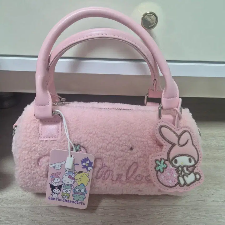 [BUNJANG] Sanrio My Melody Pink Fur Bag / 산리오 마이멜로디 핑크 털가방