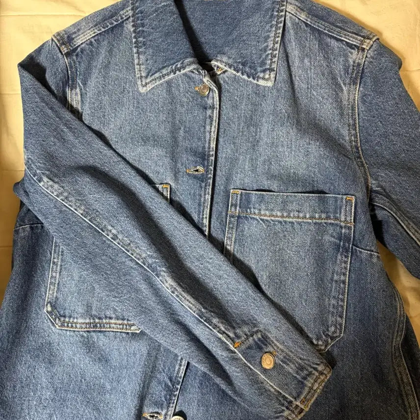 [BUNJANG] Arket Denim Shirt Jacket (Small) / 아르켓 데님 셔츠 자켓 스몰사이즈