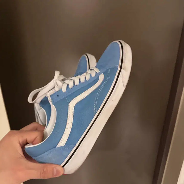 [BUNJANG] Vans Old Skool Sky Blue Sneakers / Vans Old Skool 반스 올드스쿨 스카이블루 반스 스니커즈