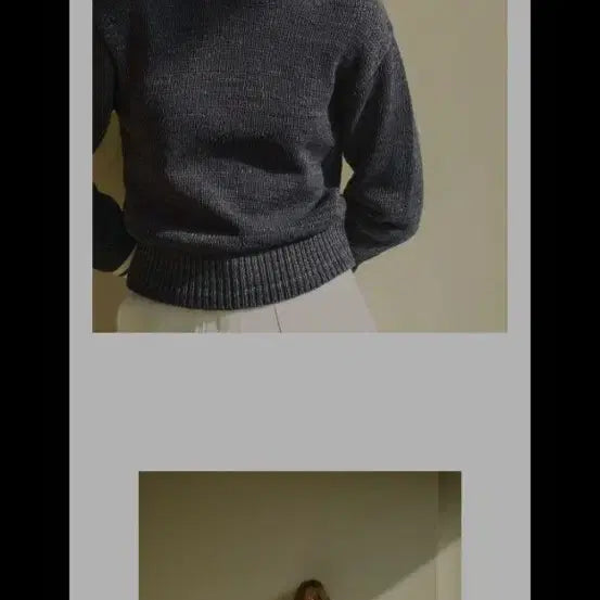 [BUNJANG] Siyazu Texture Knit Pullover / 시야쥬 니트 네이비 SIKN2067 texture knit pullove