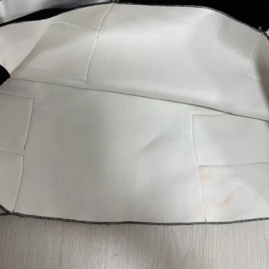 [BUNJANG] Sandro Black and White Color Block Dress / 산드로 블랙 화이트 배색 원피스