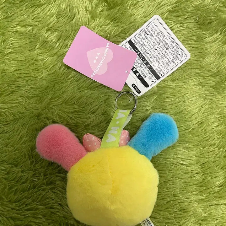 [BUNJANG] Sanrio Face Tag Mascot Keychain (My Melody &amp; Usahana) / 정품)산리오 페이스태그 마스코트 키링 2개 마멜,우사하나