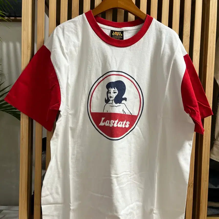 [SOLD OUT] 라스탯츠 LASTATS GIRL 걸 티셔츠 레드