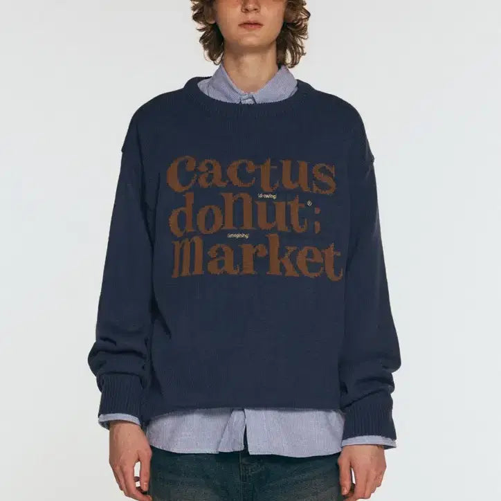 [BUNJANG] Cacster Donut Market Knit Sweater / 캑스터도넛마켓 니트