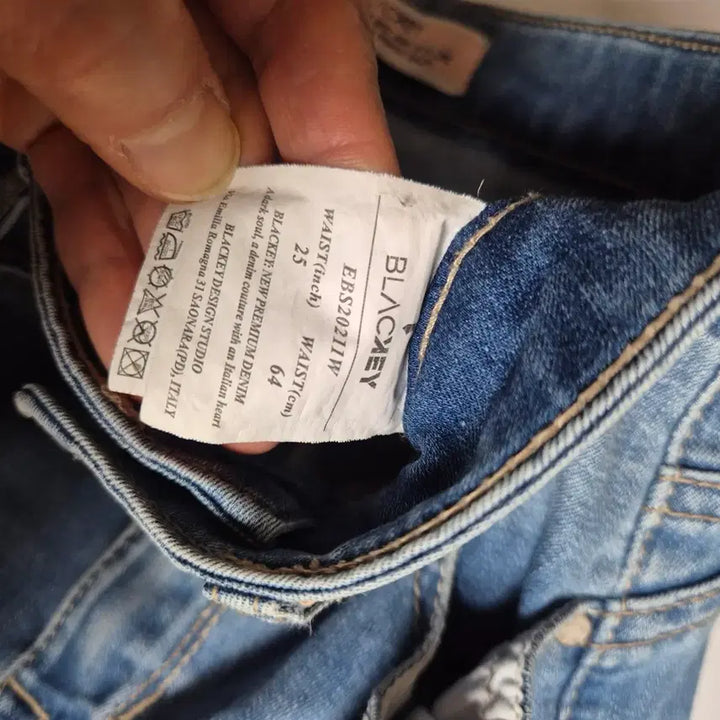 [BUNJANG] BLACKEY Straight Fit Denim Pants / BLACKEY  일자핏 데님 25인치
