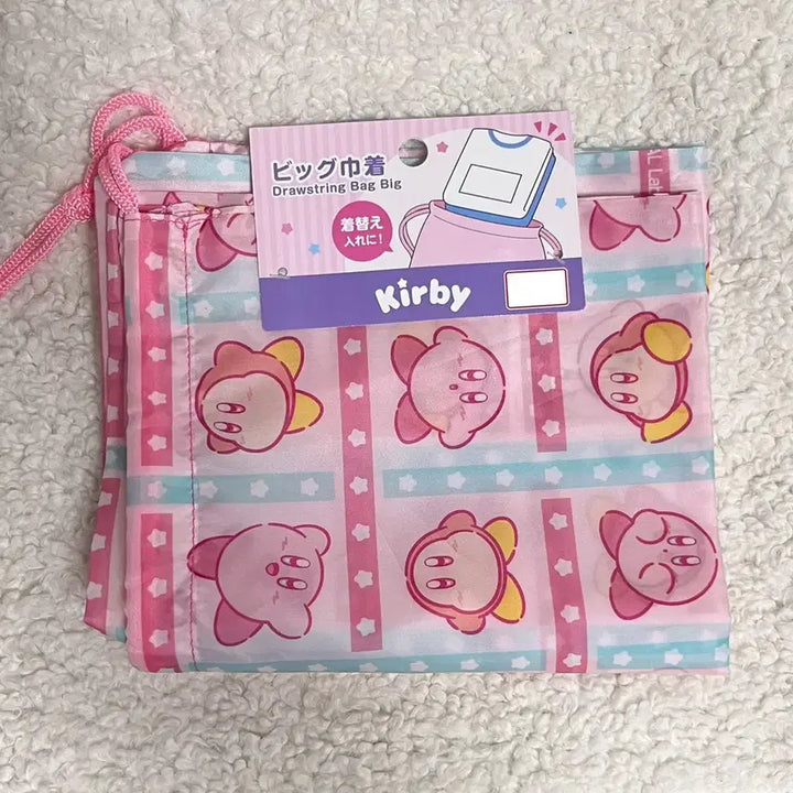 [BUNJANG] Kirby Japanese Authentic Backpack String Pouch / 일본 별의 커비 정품 배낭 스트링 파우치