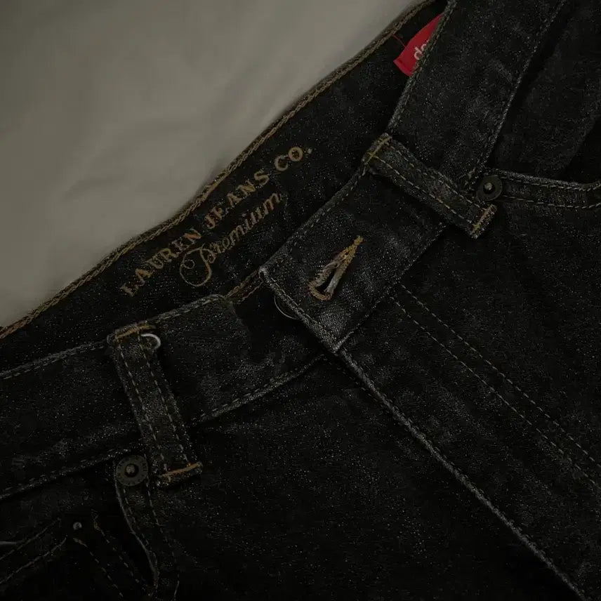 [BUNJANG] Lauren Ralph Lauren Side Slit Pants (Black) / 로렌 랄프 로렌 side slit pants (black)