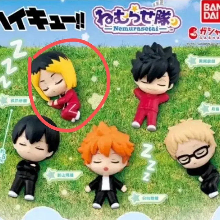 [BUNJANG] Haikyu!! Kenma Nemutai Gacha Capsule Toy / (캡슐미개봉) 하이큐!! 네무라세타이 가챠 켄마
