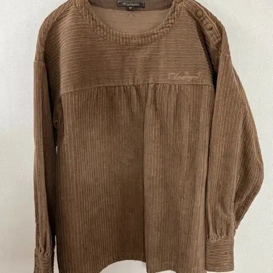 [BUNJANG] Thursday Island Corduroy Blouse Brown S / 썰스데이아일랜드 코듀로이 블라우스 브라운 85