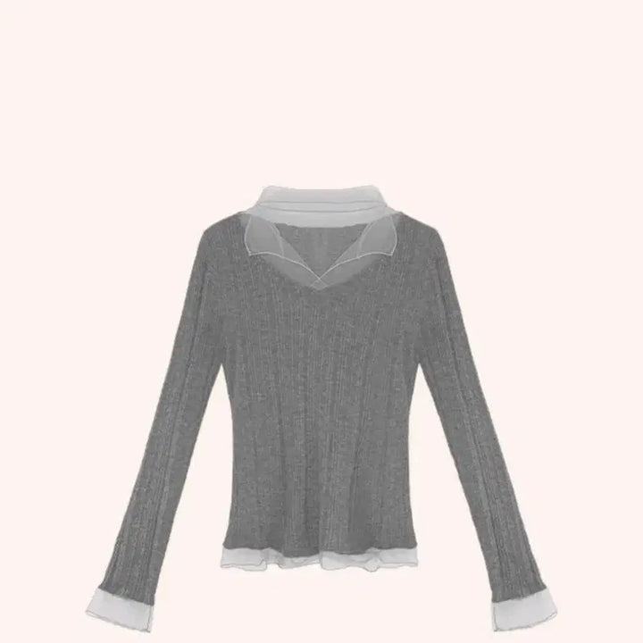 [BUNJANG] Fact The Nerd Silver Palace Wool T-Shirt / 팩더널드 실버팰리스 울 티셔츠