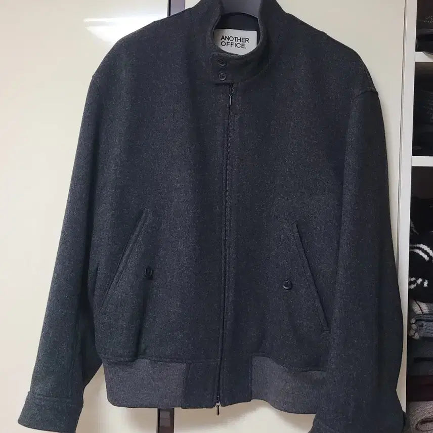 [BUNJANG] Another Office 24AW Huge Harrington Jacket - Size 3 / 어나더오피스 Huge Harrington Jacket(휴즈 해링턴 자켓)