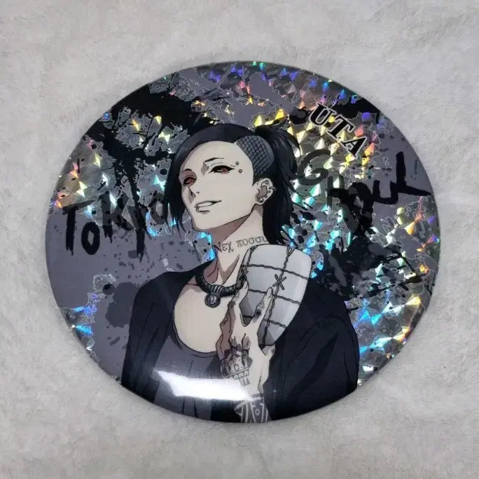 [BUNJANG] Tokyo Ghoul Uta Large Can Badge / 도쿄구울 우타 대형 캔뱃지