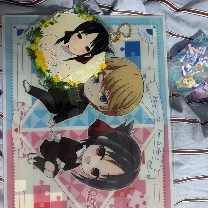 [BUNJANG] Kaguya Acrylic Keyring &amp; Illustration Photobook Set / 카구야 굿즈