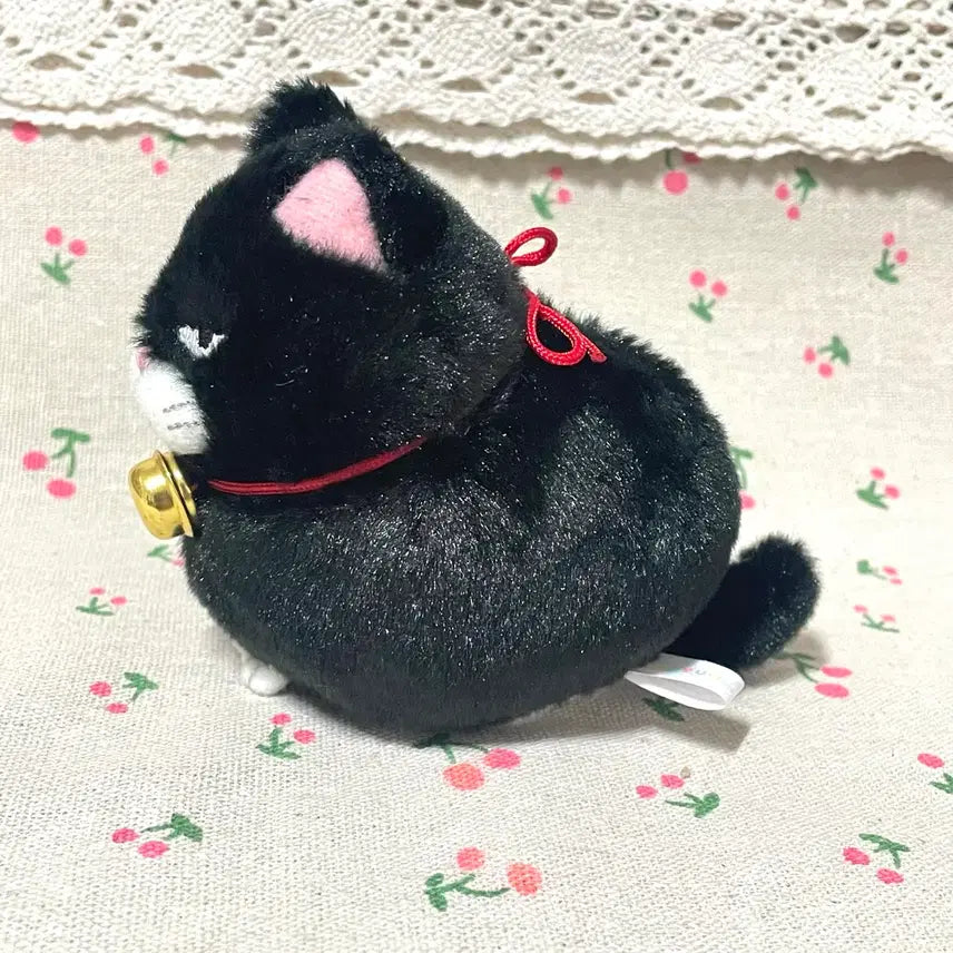 [BUNJANG] Hige Manju Black Bean Maneki Neko Mascot Keyring / 수염만주 히게만쥬 마스코트 블랙콩 마네코 고양이 쿠로마메  볼체인 키링