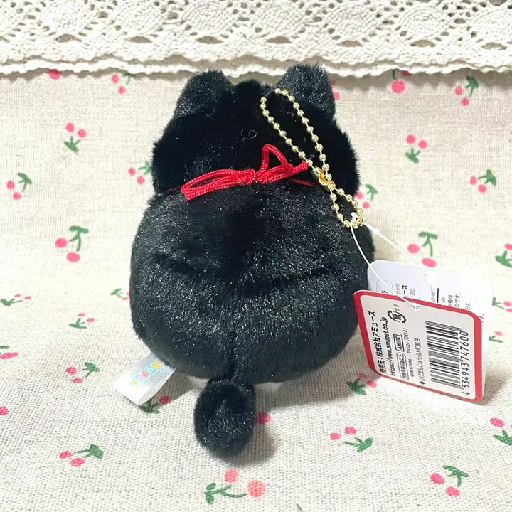 [BUNJANG] Hige Manju Black Bean Maneki Neko Mascot Keyring / 수염만주 히게만쥬 마스코트 블랙콩 마네코 고양이 쿠로마메  볼체인 키링