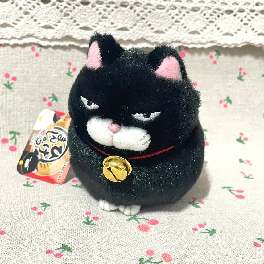 [BUNJANG] Hige Manju Black Bean Maneki Neko Mascot Keyring / 수염만주 히게만쥬 마스코트 블랙콩 마네코 고양이 쿠로마메  볼체인 키링
