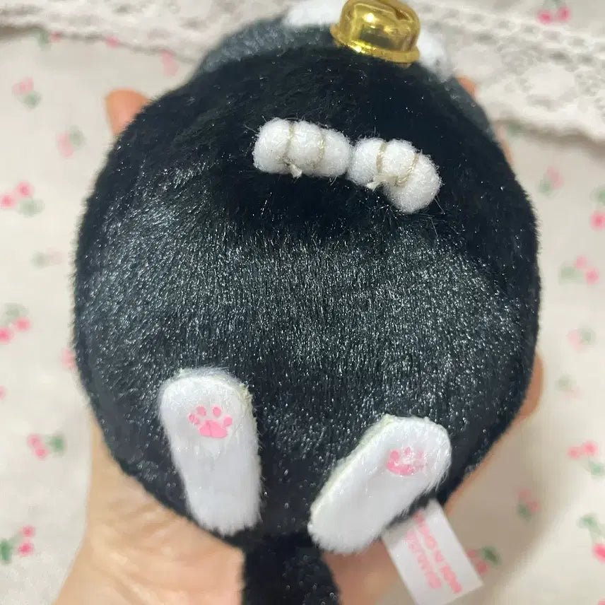 [BUNJANG] Hige Manju Black Bean Maneki Neko Mascot Keyring / 수염만주 히게만쥬 마스코트 블랙콩 마네코 고양이 쿠로마메  볼체인 키링