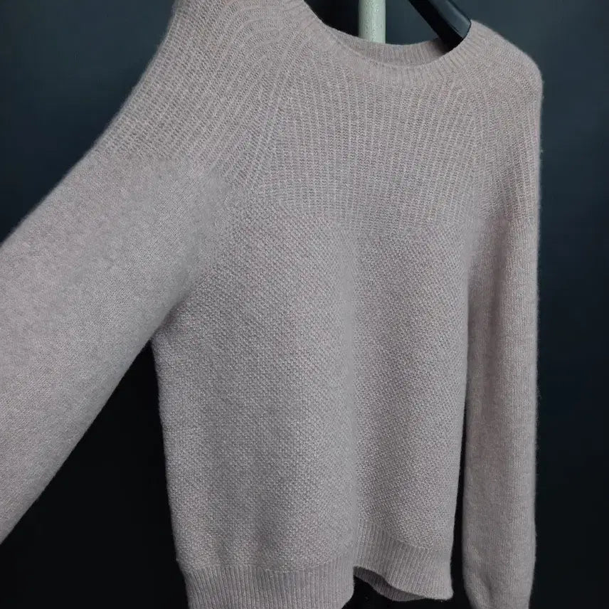 [BUNJANG] NICE CLAUP Cashmere Blend Knit Blouse / 나이스클랍 춘추동 캐시미어블랜 니트블라우스 F 33-55