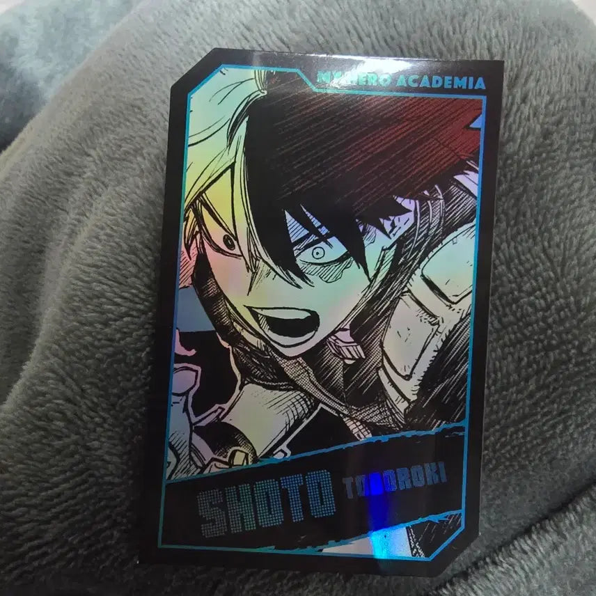 [BUNJANG] My Hero Academia Todoroki Hologram Card / 히로아카 토도로키 점프샵 홀로그램 카드