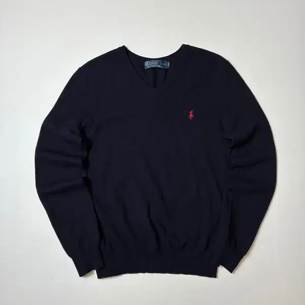 [BUNJANG] Polo Ralph Lauren Merino Wool V-Neck Knit Sweater / 폴로 랄프로렌 메리노울 브이넥 니트 PN8400