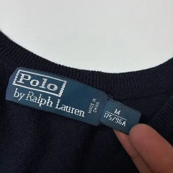 [BUNJANG] Polo Ralph Lauren Merino Wool V-Neck Knit Sweater / 폴로 랄프로렌 메리노울 브이넥 니트 PN8400